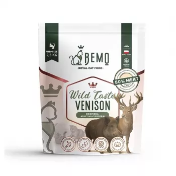 BEMO Cat Wild Taste Game - Dry Food for Cats - 2.5 kg