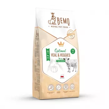 BEMO Optimal Veal & Vegetables Medium/Large - Dry Food for Dogs - 15kg