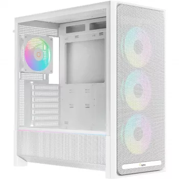 Ocypus Delta C70 ARGB White Panoramic Glass Mid-Tower PC Case