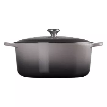LE CREUSET Cast Iron Round Casserole 34cm 12L Grey