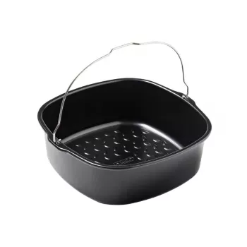 PYREX Metal Baking Tray for Air Fryer 22x21x7.5cm