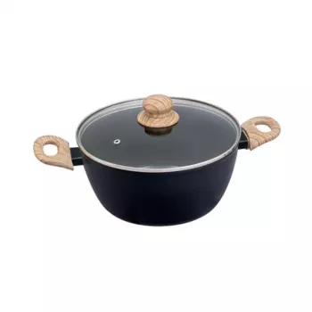 PYREX Cook & Care Cooking Pot with Lid 24 cm 4.1 L Stainless Steel