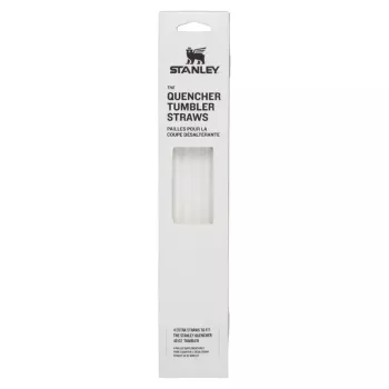 STANLEY Set of 4 Replacement Straws for the Quencher Travel Tumbler, Transparent