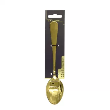 ASI COLLECTION Spoons 2 pcs Gold 1.7mm
