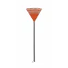 HORTUS Leaf Rake with Aluminium Handle, Orange 45 cm Fan Head, 20 Tines