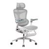 SIHOO DORO C300 Pro Mesh Ergonomic Office Chair with Footrest, White