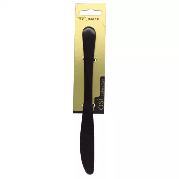 ASI COLLECTION Knives 2pcs Black 4.0mm