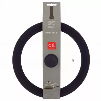 ASI COLLECTION Universal Lid with Silicone Rim 3-in-1 Ø28/30/32cm