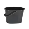 YORK Rectangular Bucket 14L 34x30x33cm Anthracite