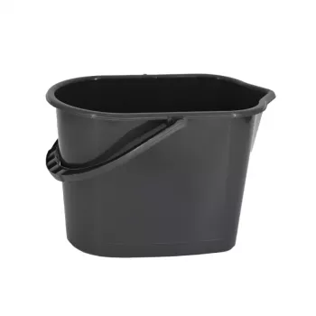 YORK rectangular bucket 14L 34x30x33cm anthracite