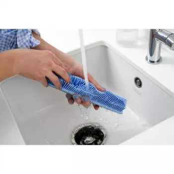 YORK BACTERIA STOP rubber floor broom head 34 cm with antimicrobial bristles