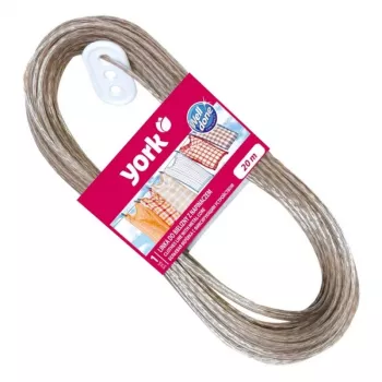 YORK clothes line with metal core 20 m white