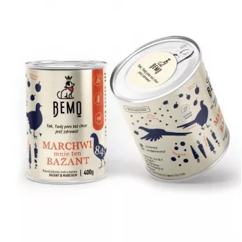 BEMO Marchwi mnie ten Bażant Mono - wet food for dogs - 400g