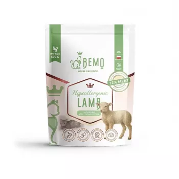 BEMO Cat Hypoallergenic Lamb - Dry Cat Food - 500g