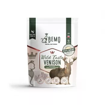 BEMO Cat Wild Taste Venison - Dry Cat Food - 500g