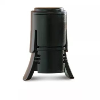 Le Creuset Sparkling Wine Stopper SW-106 Champagne Stopper 9cm Matt Black