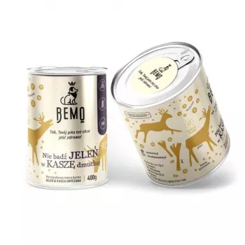 BEMO Nie bądź Jeleń w kaszę dmuchaj Mono - Wet Food for Dogs - 400g