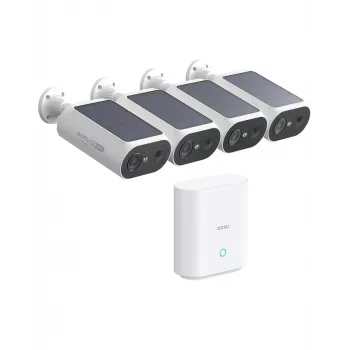 AOSU Smart Security SolarCam P1 SE System 4-Camera Kit