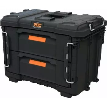 KETER DIY ROC Pro Gear 2 Drawer Unit XL Tool Box with 2 Drawers 56.5x37.5x41.3cm