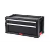 KETER DIY Tool Chest with 2 Drawers, 56.2 x 28.9 x 26.2 cm, Black/Red