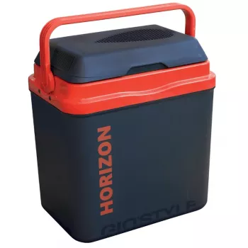 GIOSTYLE Horizon M 12/230V Heating and Cooling Box 20L Thermoelectric Cool Box Dark Grey/Red