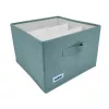 ORDINETT Box Cube 29x29x18.5 cm Storage Box with Lid in Mint Green