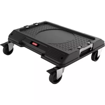 KETER DIY Connect Trolley 55.7x43.7x16.4 cm, Black/Red, IP54, 30 kg Load Capacity