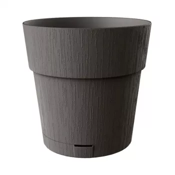 STEFANPLAST Ethica Plant Pot with Saucer Ø40x39cm Grey