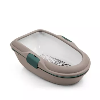 STEFANPLAST Litter Tray Furba Chic 59x39x22 cm Light Grey/Green