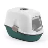STEFANPLAST Furba Top Chic Litter Tray with Hood 58.5x39.4x42.7 cm White/Green