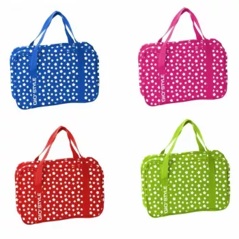 GIOSTYLE Stars Thermal Lunch Bag 12 Assorted Red Green Blue Pink