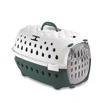 STEFANPLAST Travel Chic Pet Transport Box 50x34.5x32 cm White/Green