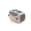 STEFANPLAST Gulliver 2 Transport Box with Metal Door 55x36x35 cm White Travertine