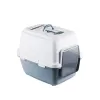 STEFANPLAST Cathy Comfort Hooded Cat Litter Tray 58x45x48 cm White/Blue