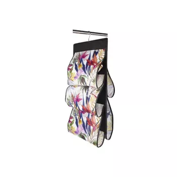 ORDINETT 5 Handbags Floral Beauty Hanging Organiser