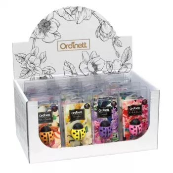 ORDINETT Flavoured Shopping Trolley Chip Holder Ladybird Assorted