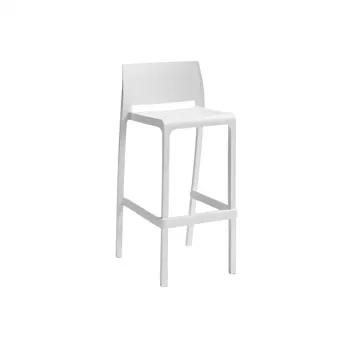 BICA Garden Bar Stool Volga Stool 65 50x49x89cm White