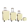 ORDINETT Suitcase Set 4-Piece 98L + 60L + 43L + 15L White