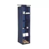 ORDINETT 5-Shelf Organiser 30x30x120cm Blue