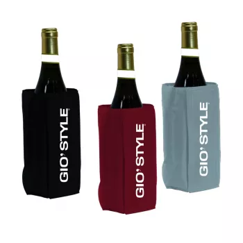 Giostyle Wine Bottle Cooler Glacette Dark Assorted, Black/Grey/Burgundy Red