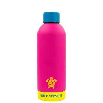 GIOSTYLE Fluo Drinking Bottle 0.5L Assorted Pink/Yellow/Green/Blue