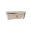 STEFANPLAST Balcony Set with Automatic Irrigation System and Metal Bracket 50x18x17 cm White