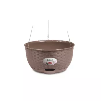 STEFANPLAST Hanging Flower Pot Natural Ø30x14.5cm Brown