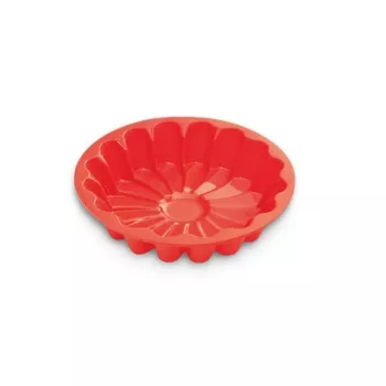 GUARDINI Juliette Silicone Flower Baking Mould Ø 22 x 5 cm Red