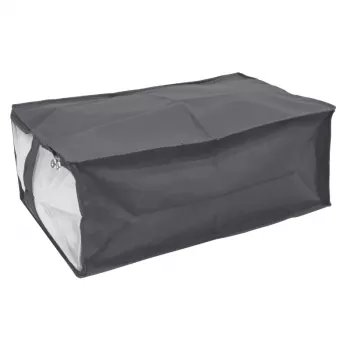 ORDINETT Ceiling Storage Bag 40x60x26 cm Grey - Soft Non-Woven Storage Bag with Zip and Carry Handles, 62.4 L