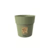 STEFANPLAST Ethica Flower Pot with Saucer, 20 cm, Green