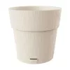STEFANPLAST Ethica Flower Pot with Saucer Ø40x39cm White