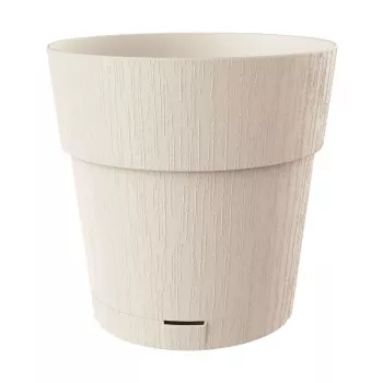 STEFANPLAST Ethica Flower Pot with Saucer Ø40x39cm White