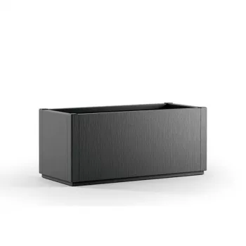 STEFANPLAST Ethica Flower Trough 80x36x35 cm Grey