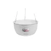 STEFANPLAST Natural Hanging Flower Pot Ø30x14.5cm White